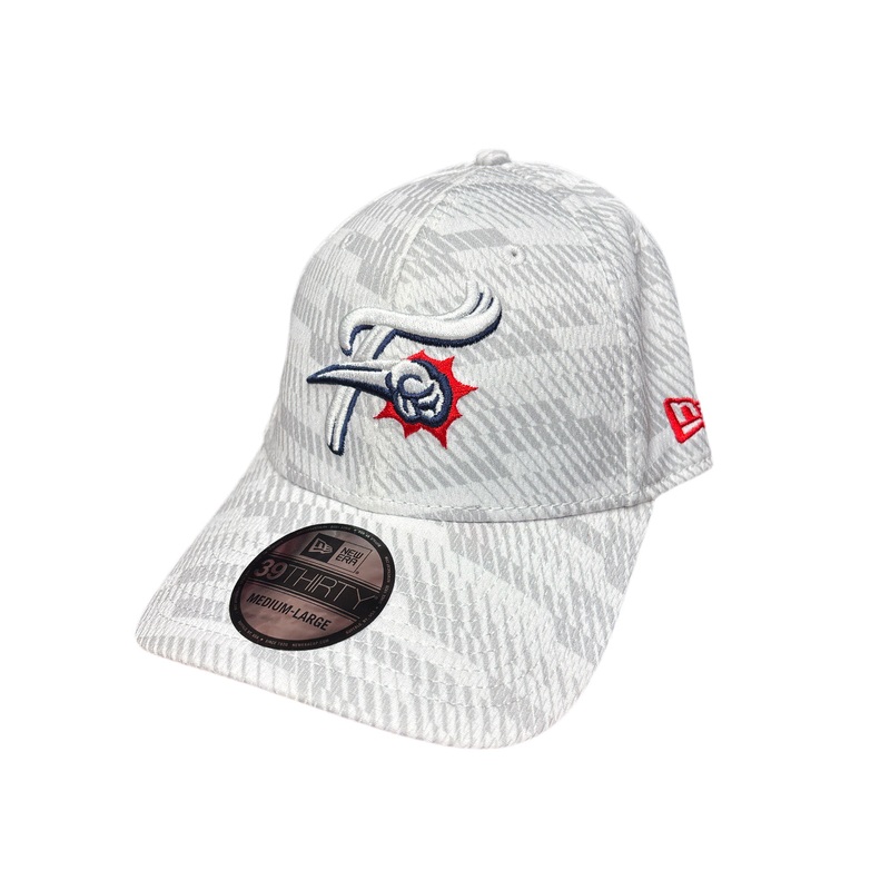 New Era 39Thirty Reading Fightin Phils White F-Fist Stretch Fit