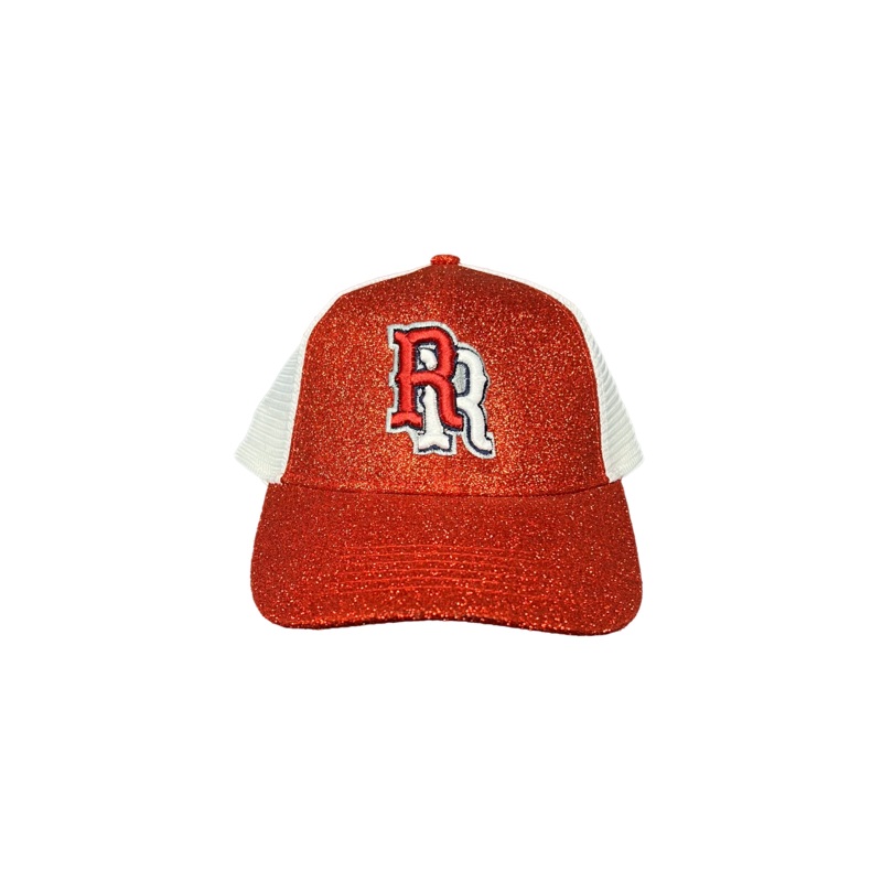 Round Rock Express Outdoor Cap Women’s Ruby Red Glitter RR Cap