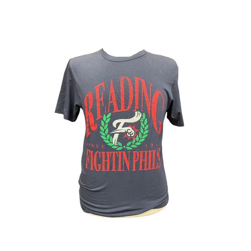 ’47 Reading Fightin Phils Atlas Blue Pitchout Franklin Tee