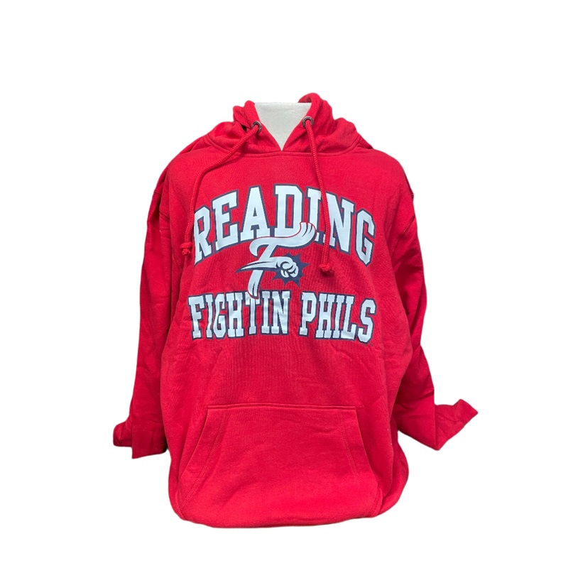 ’47 Reading Fightin Phils Red Velocity Headline Hoodie