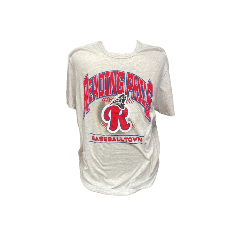 ’47 Reading Phils Relay Grey Bunt Franklin Tee
