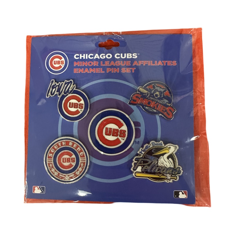 Cubs Affiliate Pin Set