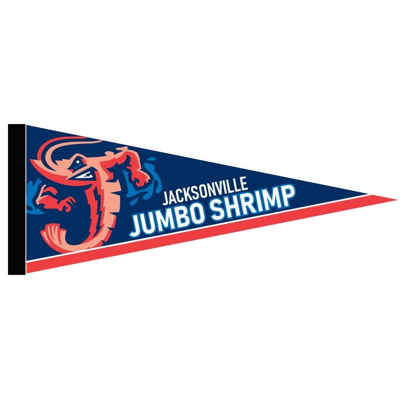 Jacksonville Jumbo Shrimp Destroyer Souvenir Felt Pennant