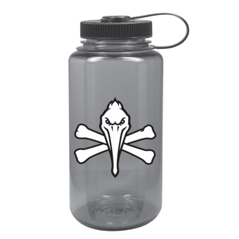 Myrtle Beach Pelicans Jardine Smoke Pirate Logo 32oz Nalgene Bottle