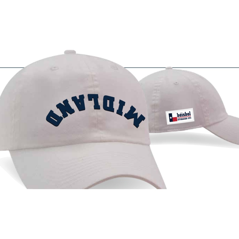 Upside-Down Midland Beisbol Dad Hat