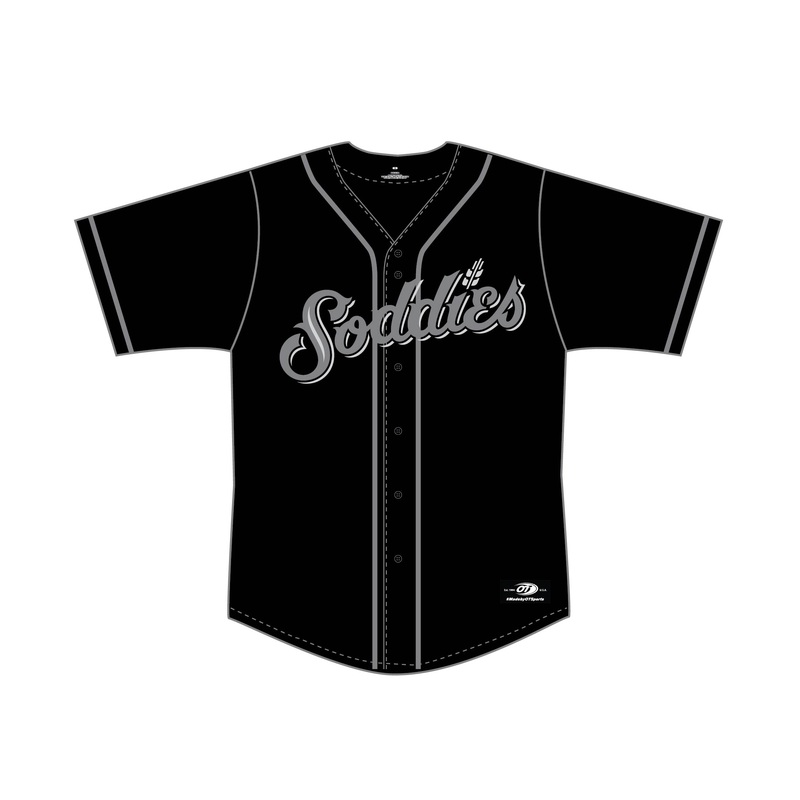 Amarillo Sod Poodles Black Tonal Sublimated Jersey