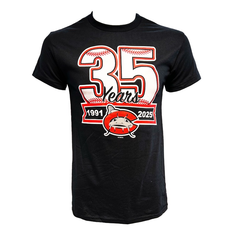 Carolina Mudcats 35th Anniversary Tee