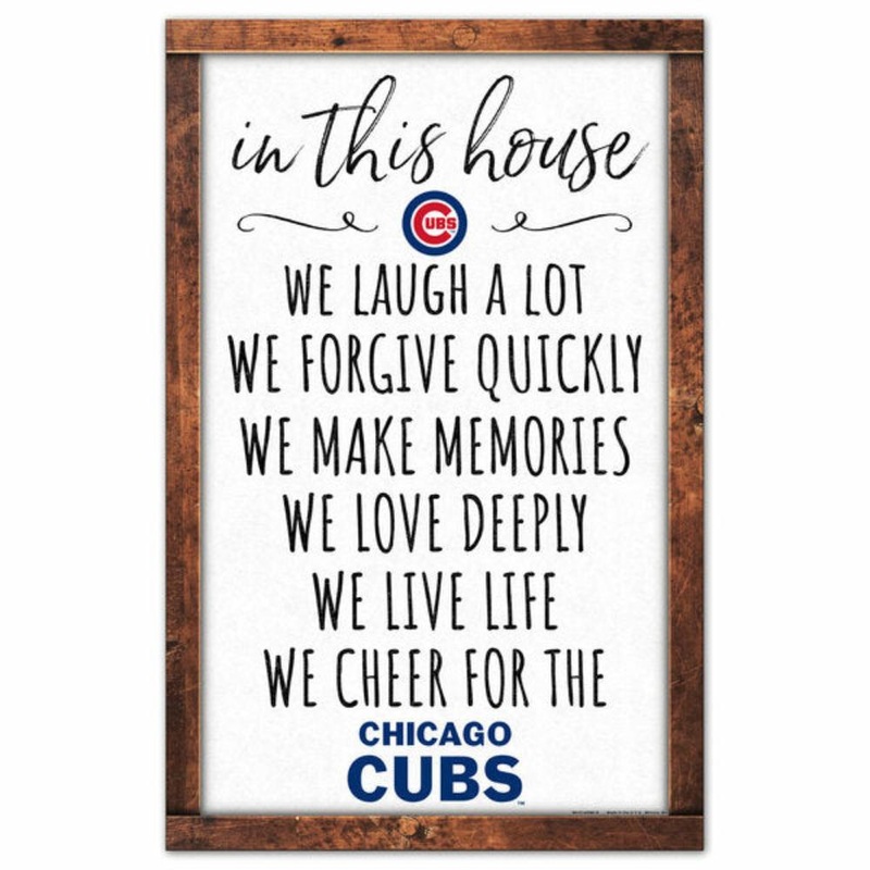 Chicago Cubs “In This House” Sign