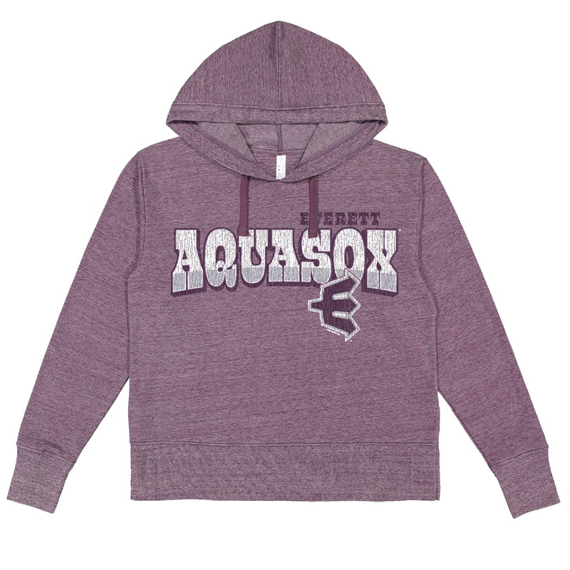 Everett AquaSox Ladies Vintage Wash Hoodie