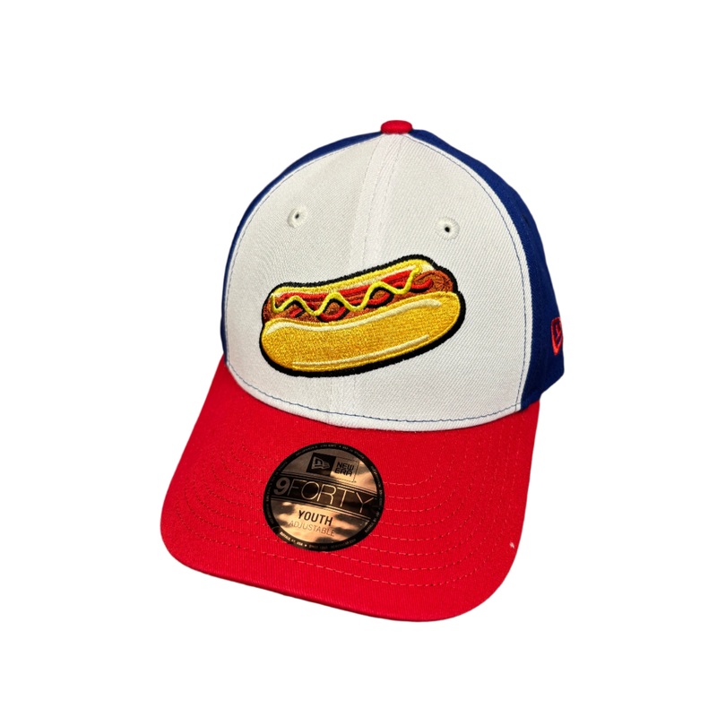 New Era 9Fourty Youth Adjustable Reading Hot Dog Hat