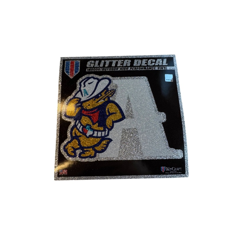 Amarillo Sod Poodles Lean A Glitter Decal