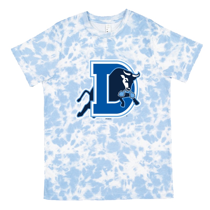 Durham Bulls Toddler D Logo Tie Dye Tee