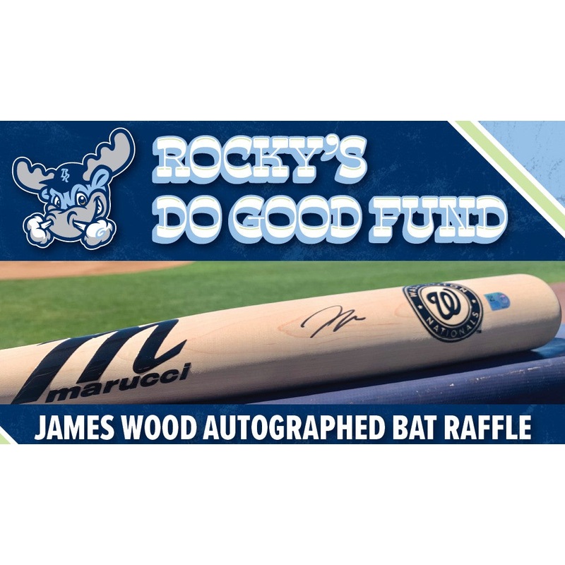 James Wood Bat Raffle Ticket