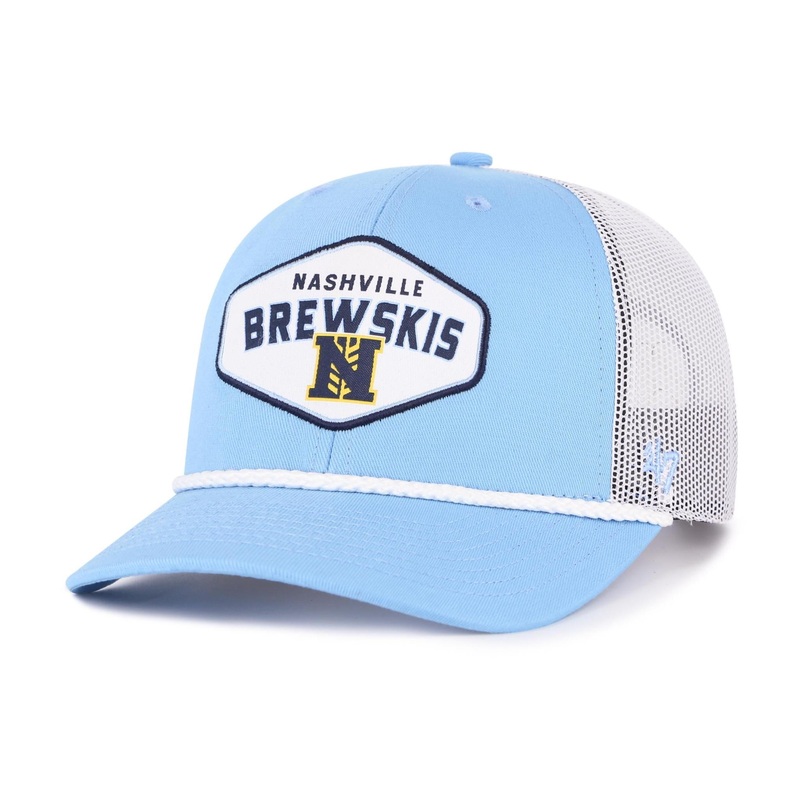 Nashville Sounds ’47 Brand Columbia Blue Ace Out Rope Brewskis Hat