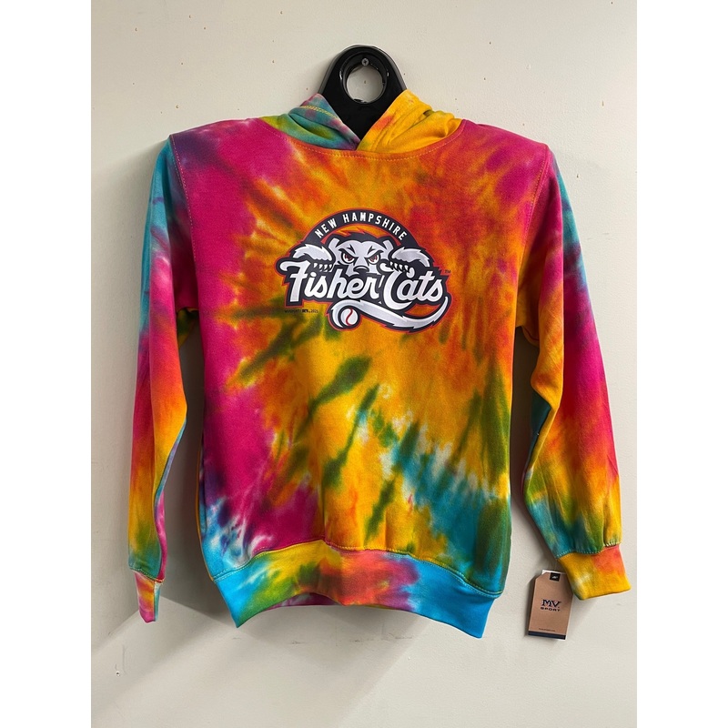 New Hampshire Fisher Cats Youth Crazy Rainbow Hood