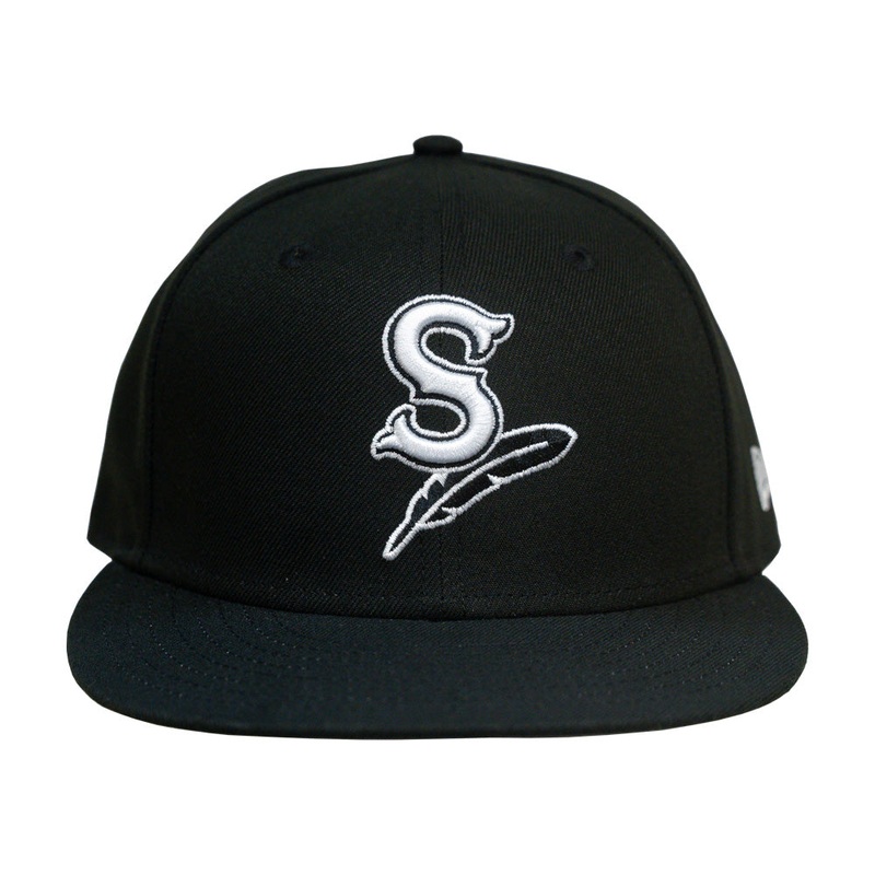 Spokane Indians New Era 59FIFTY Fitted Black Home Cap
