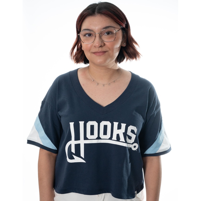 ’47 Brand – Women’s – Cropped V-Neck Geo