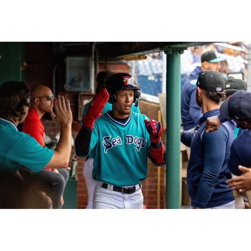 Portland Sea Dogs Replica Retro Teal Jersey