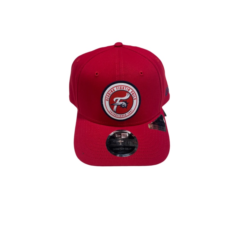 Red Fightin Phils Circle Logo 9seventy  New Era stretch snap Hat