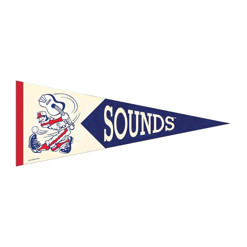 Nashville Sounds Royal Throwback Pennant