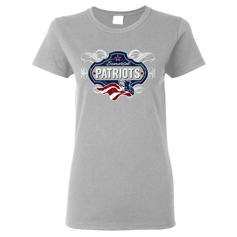 Somerset Patriots Sports Gray Kareem Women’s T-Shirt