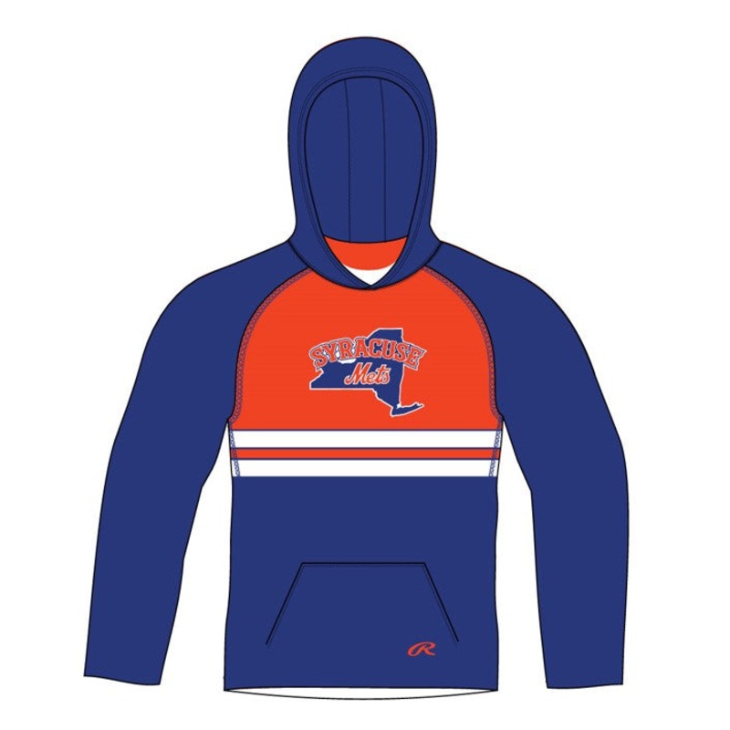 Syracuse Mets Rawlings LS Sublimated Hoodie