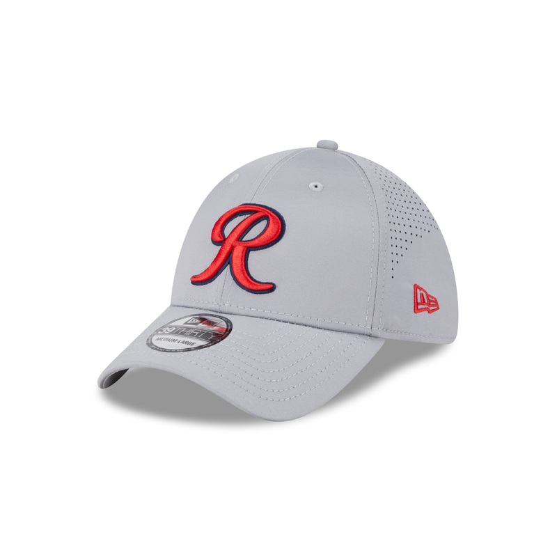 Tacoma Rainiers New Era 39Thirty Gray Performance Cap