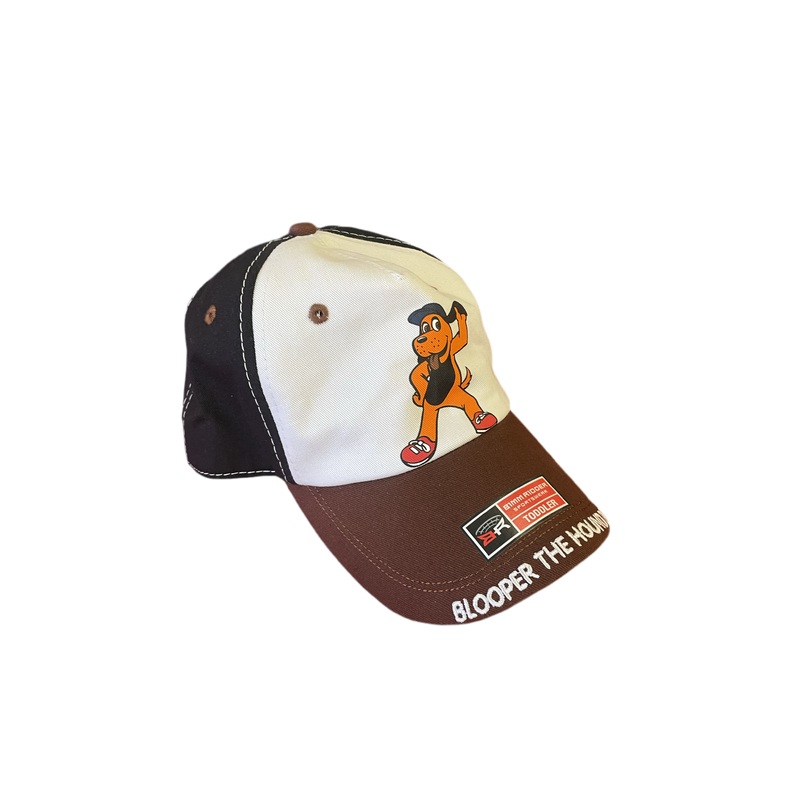 Brown and Black blooper the hound dog Bimmridder toddler hat