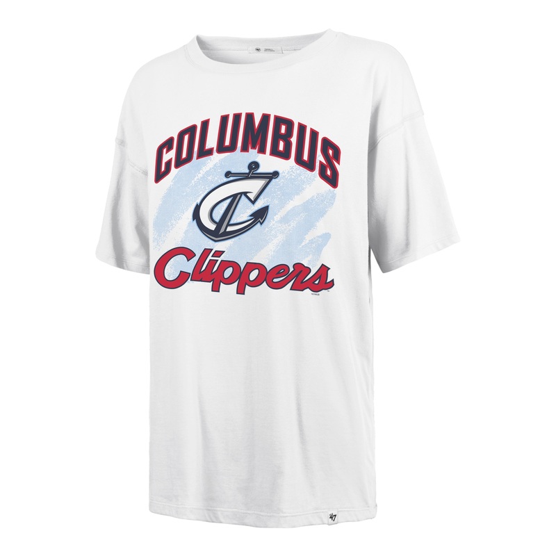 Columbus Clippers 47 Brand Women’s White Sadie Tee