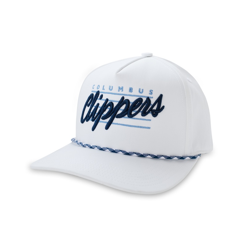 Columbus Clippers Legacy White Caddy Hat