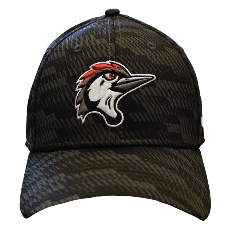 Fayetteville Woodpeckers New Era Clubhouse 2025 39Thirty Flex Fit Cap