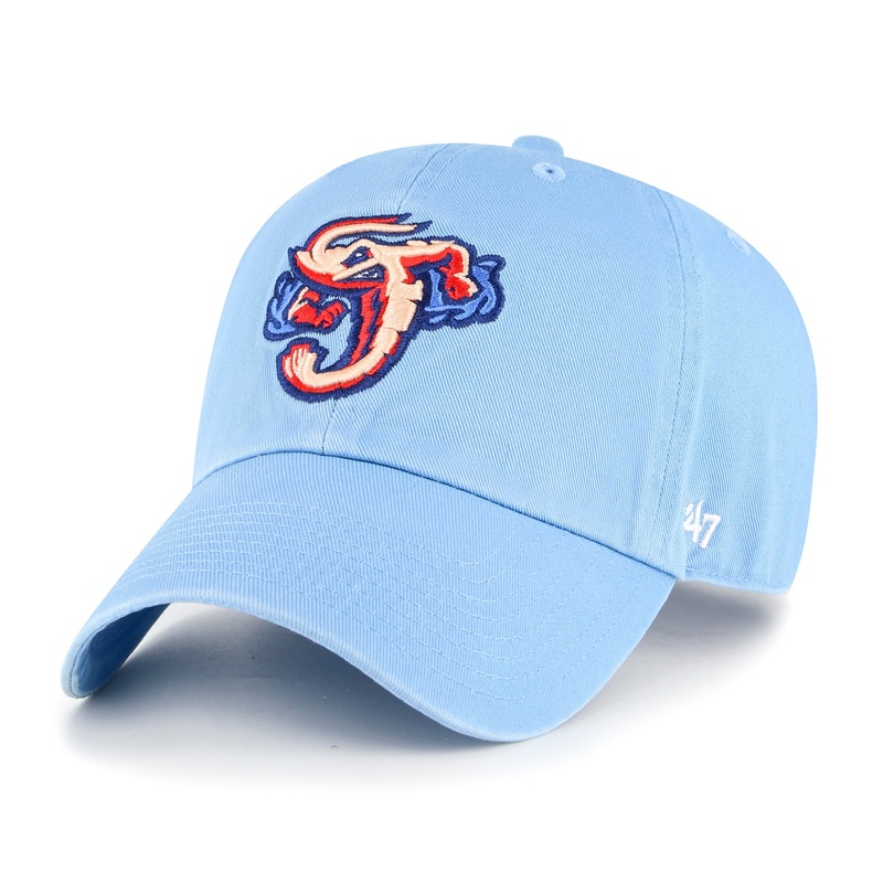 Jacksonville Jumbo Shrimp ’47 Columbia Blue Clean Up