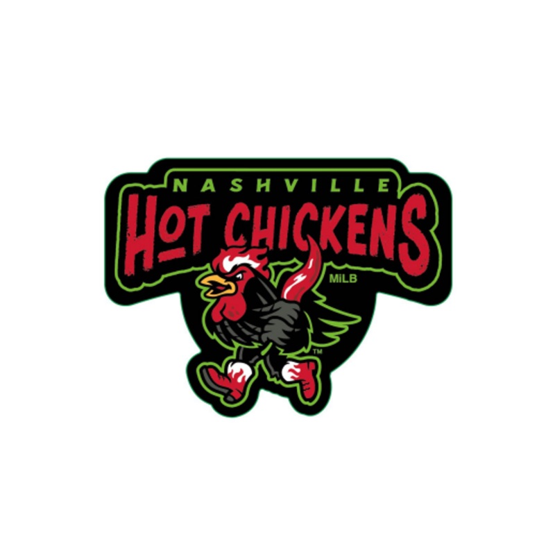 Nashville Sounds Hot Chickens Logo Acrylic Lapel Pin
