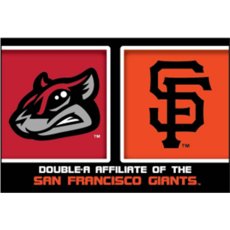 Richmond Flying Squirrels x San Francisco Giants Fridge Magnet