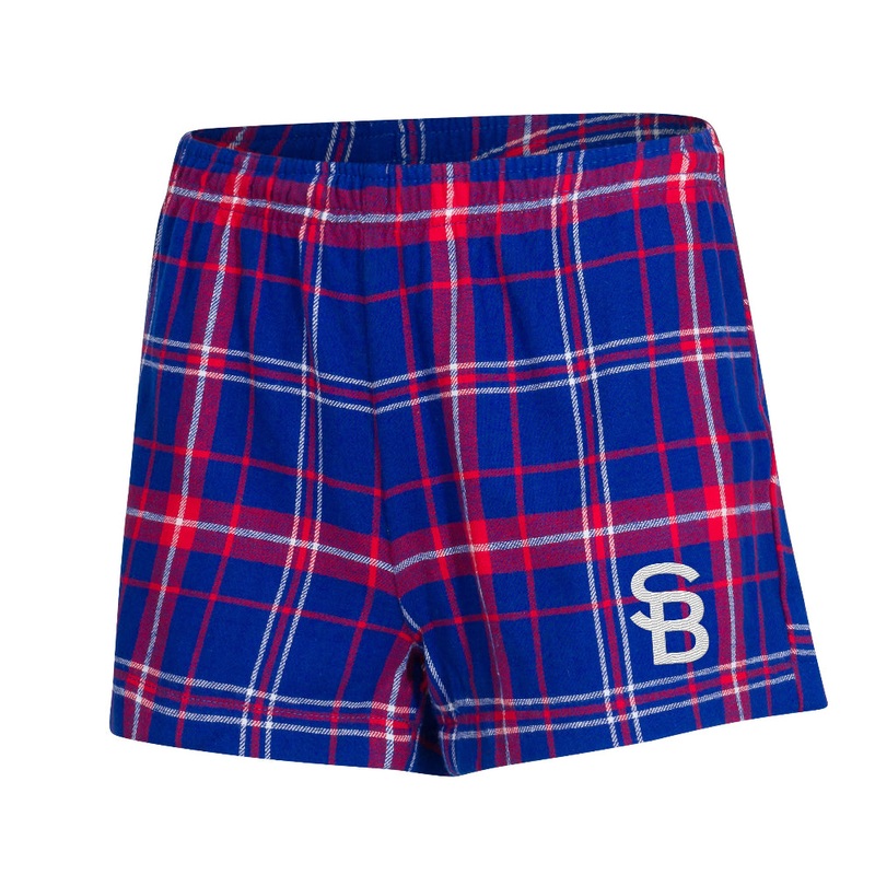 South Bend Cubs Women’s Flannel Pajama Shorts