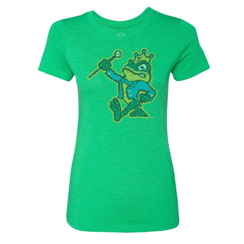 Women’s 108 Frogs Spelled Out tee