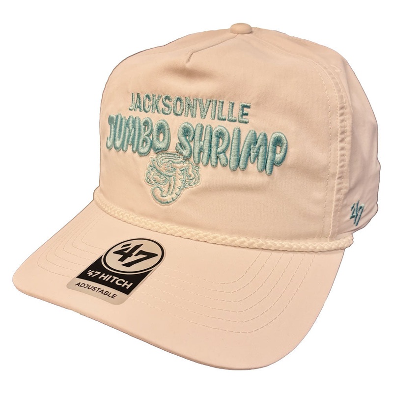 Jacksonville Jumbo Shrimp ’47 White Bright Side Hitch