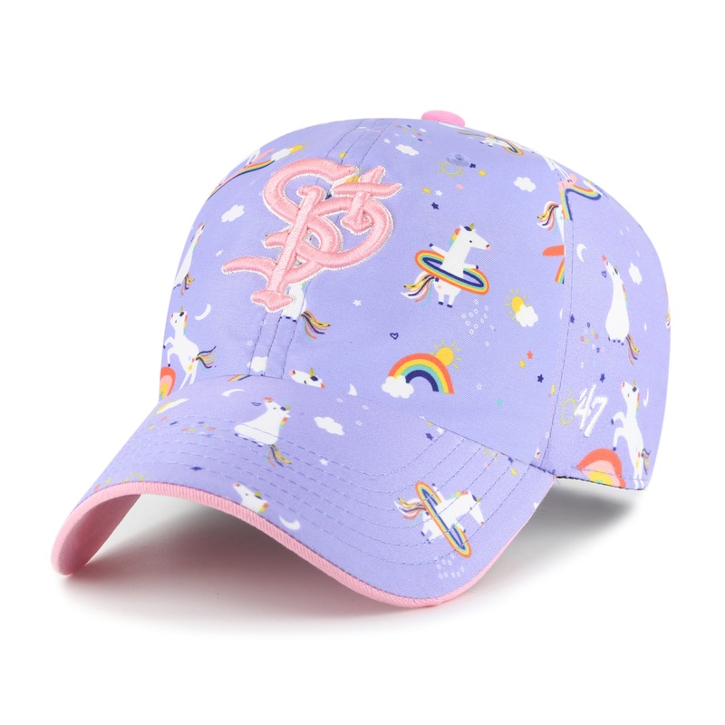 Saints 47′ Youth Lavender Unicorn Clean Up Cap