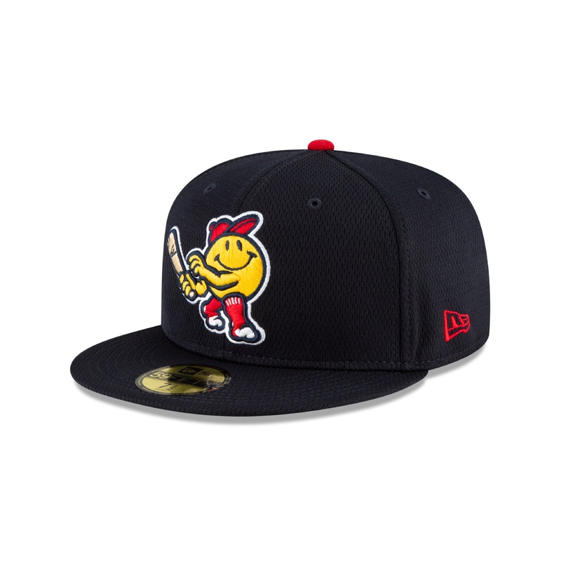 Worcester Red Sox Navy Smiley Diamond Era Batting Practice 59FIFTY Hat