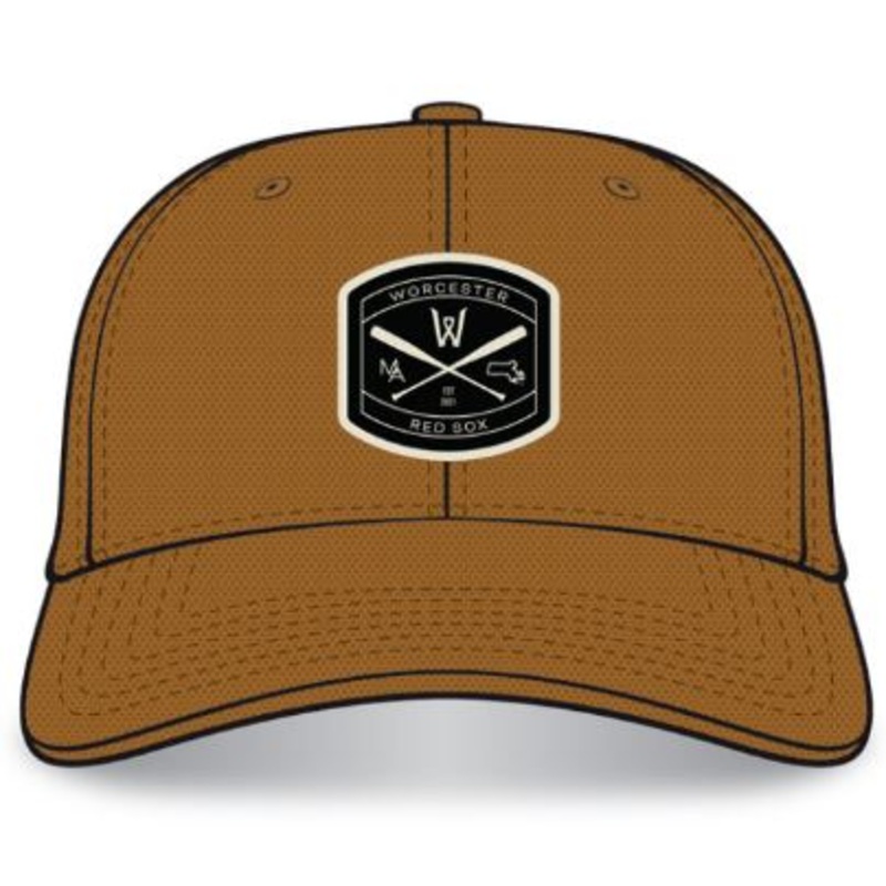 Worcester Red Sox Offseason Mustard Brown Adjustable Hat