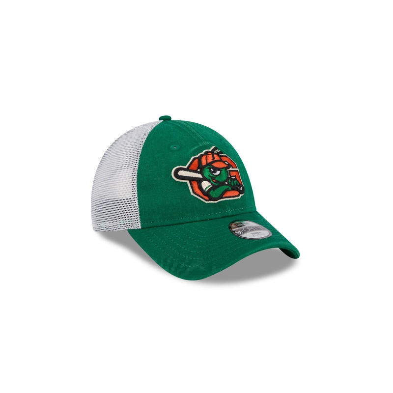 New Era Youth 9Forty Green/White Mesh Block G Cap
