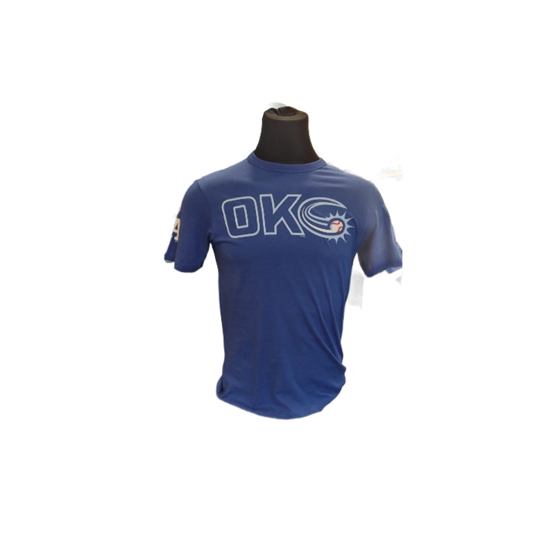 OKC Comets “OKC” Blue Tri-Peat Tee