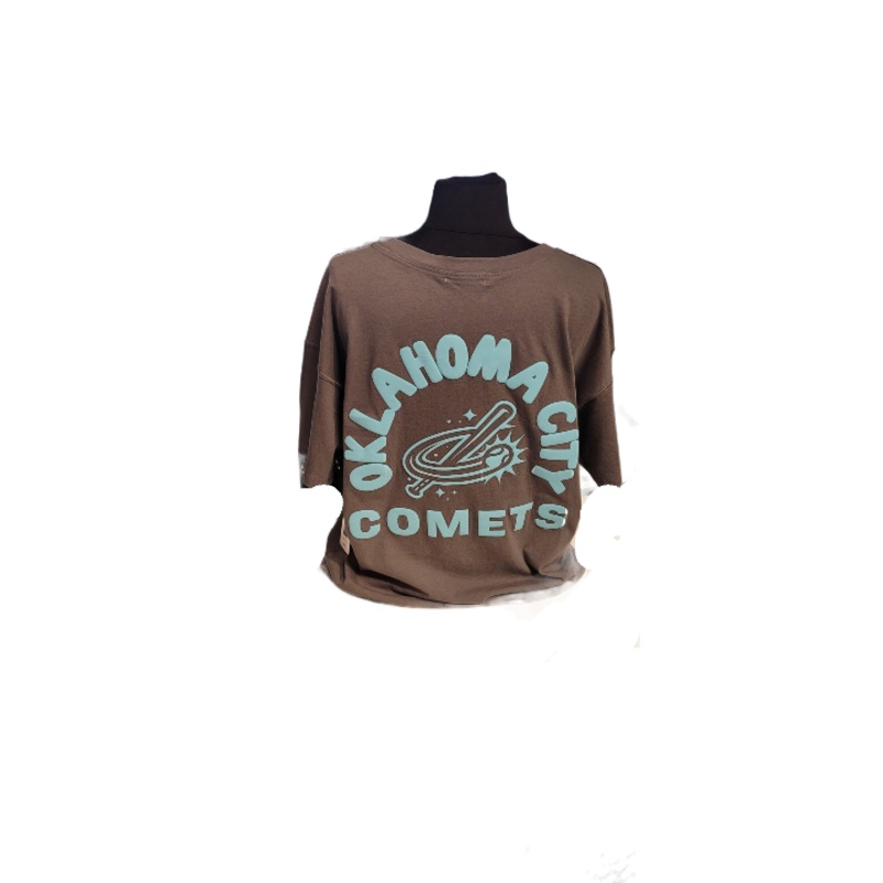 OKC Comets Women’s Backer Road Dark Grey Tee