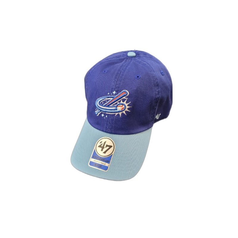 OKC Comets Youth Road Blue Adjustable Cap