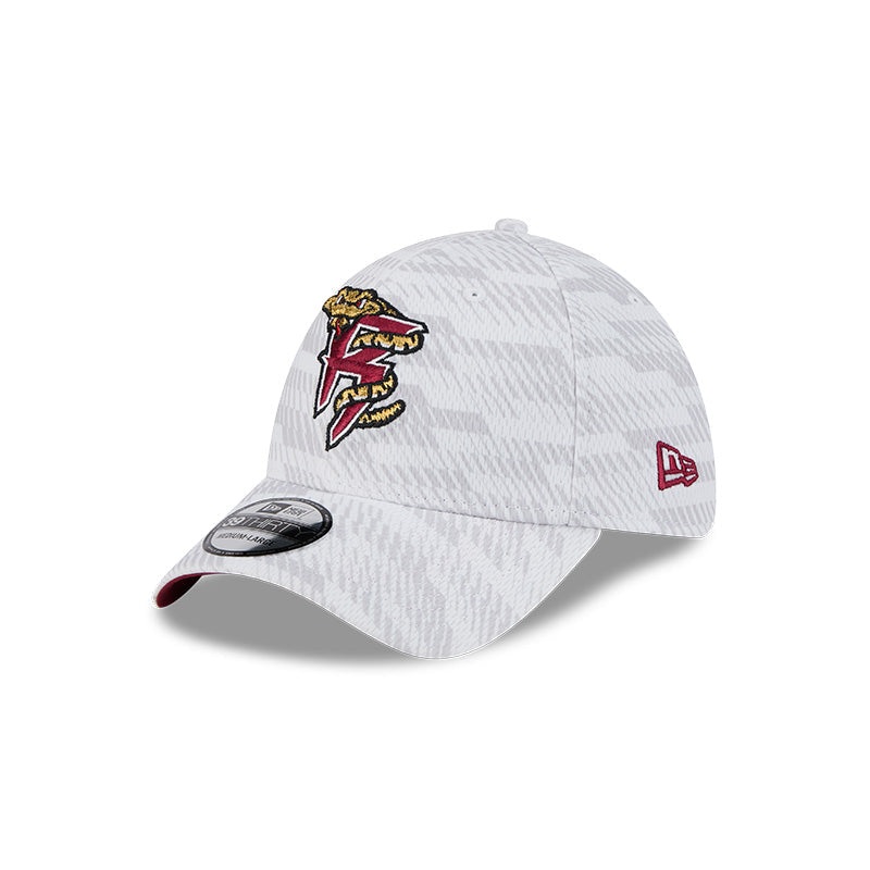 Timber Rattlers New Era White Graded 3930 Stretch Fit Hat