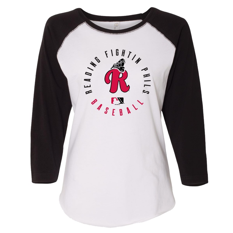 Bimmridder White and black 3/4 Sleeve R Train women’s Tee