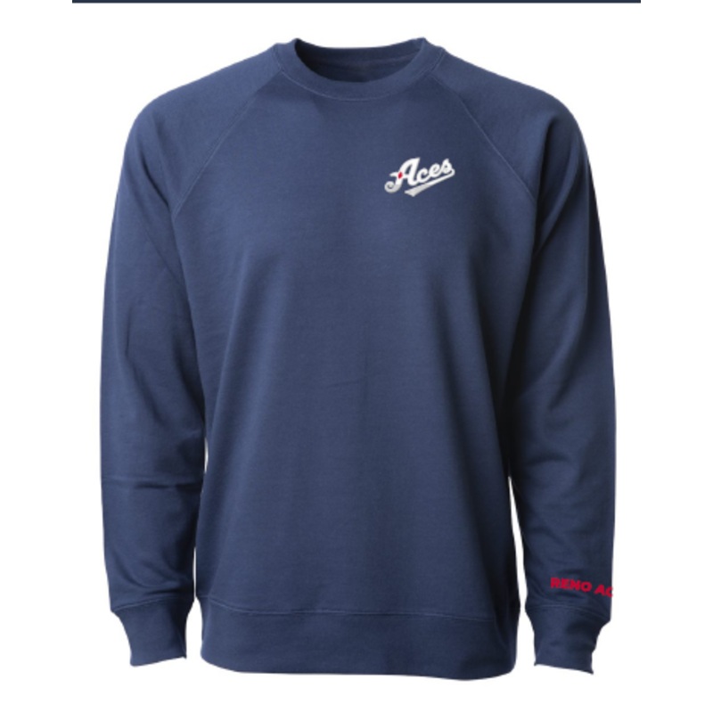 Reno Aces Men’s Indigo Crew Neck