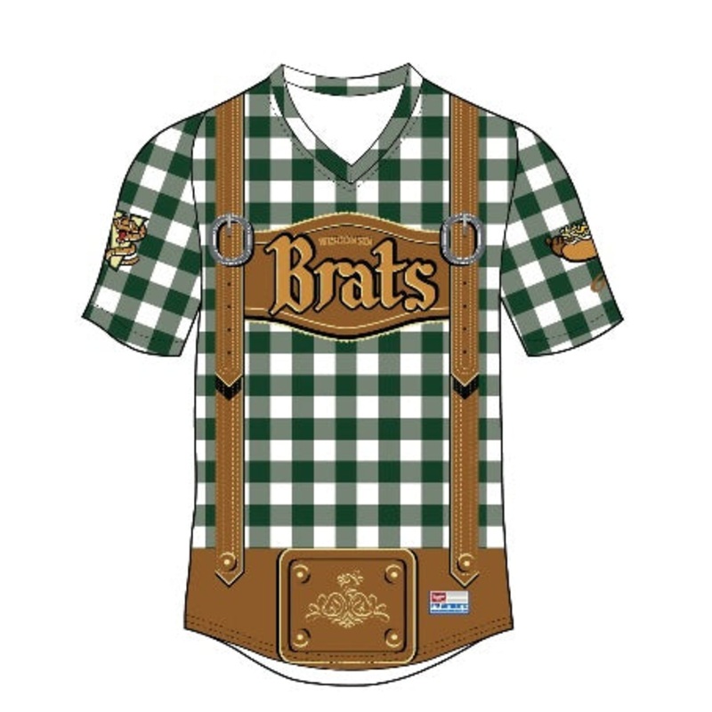 Wisconsin Brats Rawlings Replica Jersey