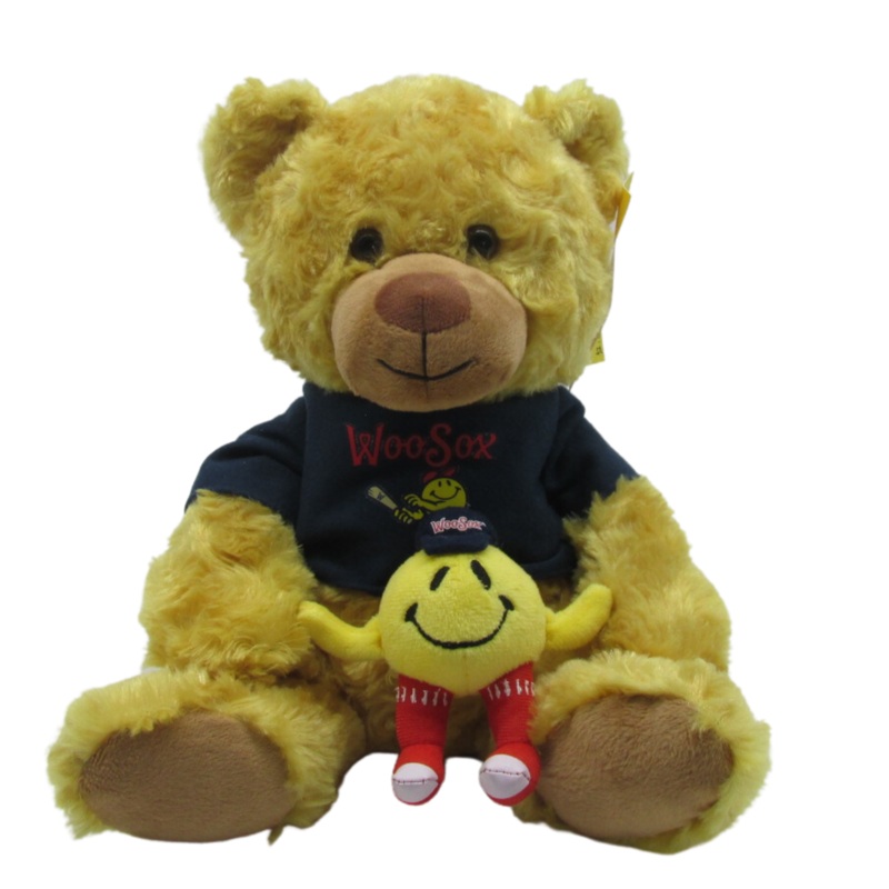Worcester Red Sox Cuddle Buddy Holding Smiley