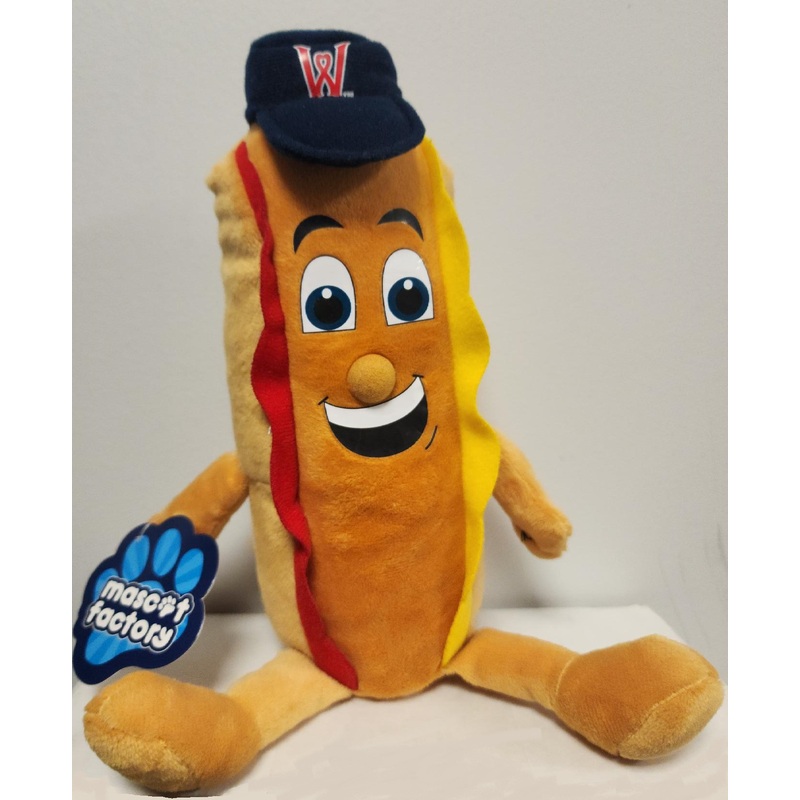 Worcester Red Sox Hot Dog Plush